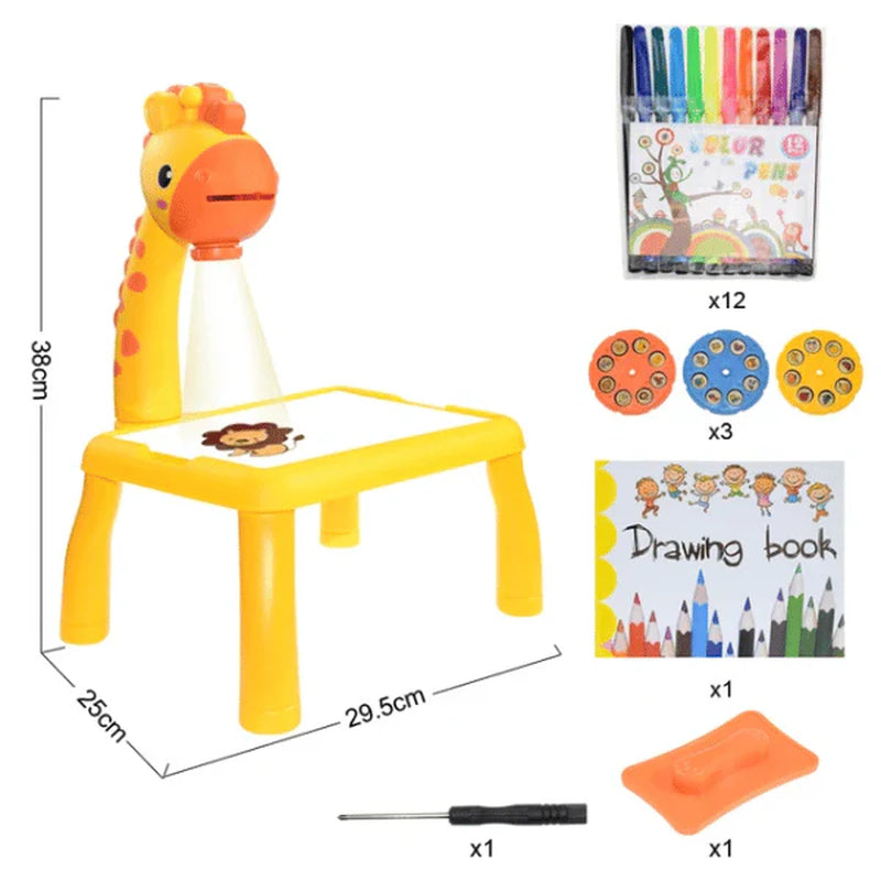 Lightdraw™ - Artistic Drawing Table with LED Projector for Kids